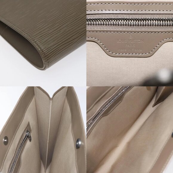 LOUIS VUITTON Epi Santropen Shoulder Bag Gray Lilac M5246B LV Auth 117338 - Picture 14 of 14